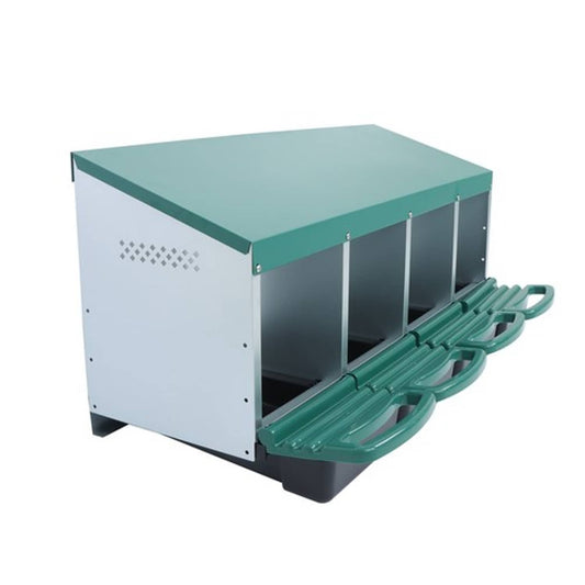 Solid Spare Chicken Nesting Boxes Metal Chicken Egg Laying Box with Perch 4 Hole