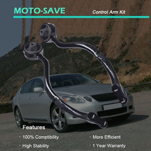 Solid Spare Fit For 2000-2005 Lexus GS300 GS430 Sedan Front Lower Control Arm Strut Rod Rear