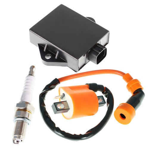 Solid Spare US Ignition Coil Spark Plug And CDI Box New For Arctic Cat ATV 300 2x4 1998-2005