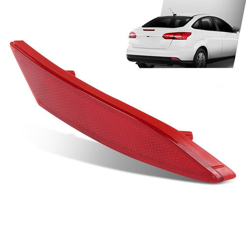 Solid Spare Fit For 2012-2018 Ford Focus Sedan Rear Bumper Reflector Right Side FO1185101
