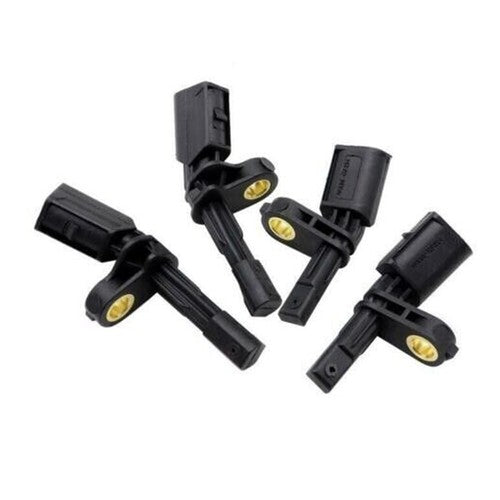 Fits for Audi & Volkswagen Set 4 ABS Wheel Speed Sensor Front Rear Left & Right