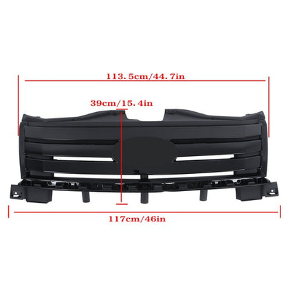Solid Spare For Ford Edge 2007-2010 Replacement Plastic Front Bumper Upper Complete Grille