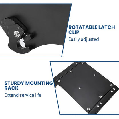 Solid Spare For Harley Touring Street Road Glide 97-08 Detachable Mount Rack Luggage Rack