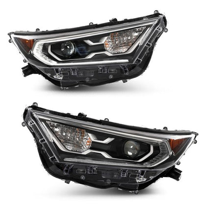 Solid Spare LED Headlight Assembly For 2019 2020 2021 2022 Toyota RAV4 Hybrid XSE Left+Right