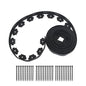 Solid Spare 2" Garden Landscape Edging 33 Feet No Dig Lawn Edging Border With 30 8-In Spike