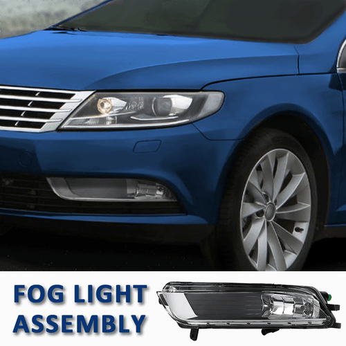 Solid Spare Fit For 13-17 VW Volkswagen CC Bumper Fog Light Driving Lamp W/ Bulb Left