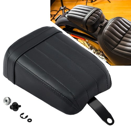 Solid Spare Black Rear Passenger Seat Pillion For Harley Softail FXST Street Bob FXBB 18-23