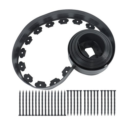 Solid Spare 1 Set No-Dig Garden Edge Lawn Border L-shaped Landscape Edging Border Kit 33 FT