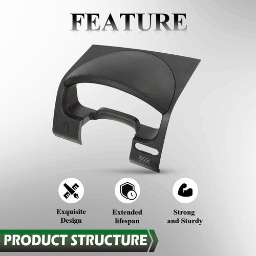Solid Spare Fit For 2004-2008 Ford F-150 Instrument Cluster Panel Dash Bezel Trim Black