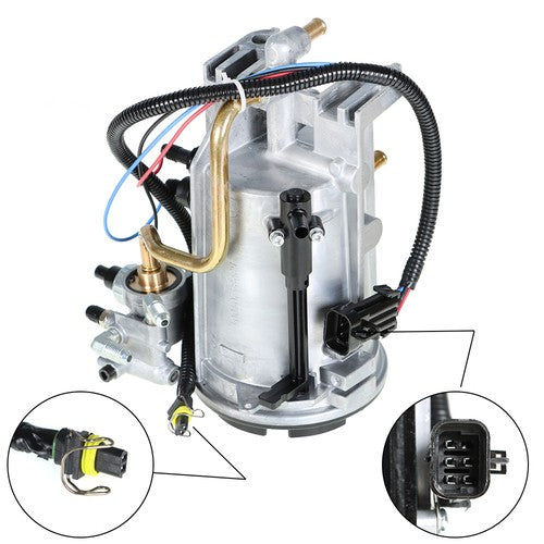 Solid Spare Fuel Filter Housing Assembly For 96-97 Ford F-250 HD F-350 Diesel Powerstroke V8