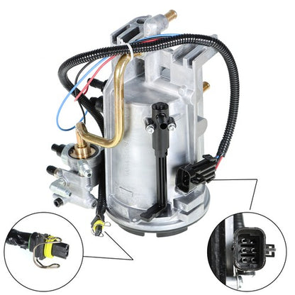 Solid Spare Fuel Filter Housing Assembly For 96-97 Ford F-250 HD F-350 Diesel Powerstroke V8