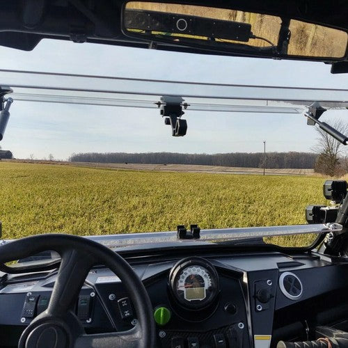 Solid Spare Clear Windshield Flip For Polaris RZR 800 570 / RZR XP 900 / XP 4 800 900 11-14