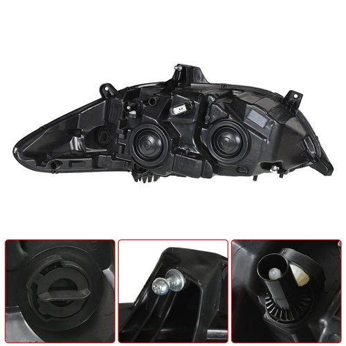 Solid Spare Fit For Ford Fusion 2013-2016 Halogen Headlight Headlamp Assembly Right Side RH