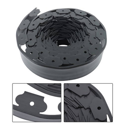 Solid Spare Garden Edging 60ft Landscape Edging with 60 Spikes for Lawn 2 Inch Tall US