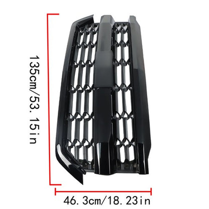 Solid Spare For Chevrolet Silverado 1500 2016-2018 Upper Black Mesh Grille Bumper Assembly