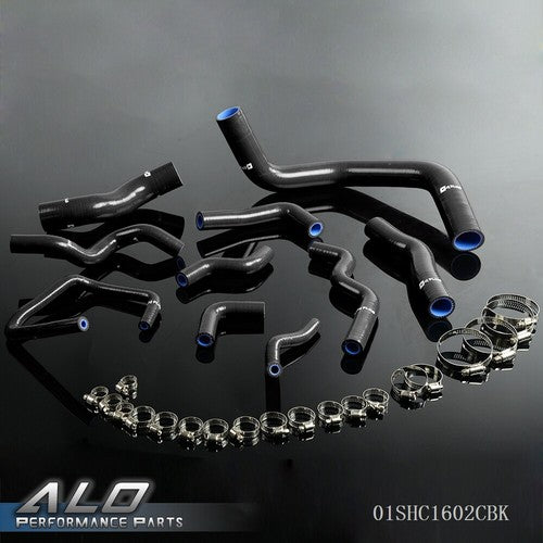 Solid Spare Fit For Nissan Silvia 200SX 240SX S13S14/S15 SR20DET Silicone Radiator Hose Kit