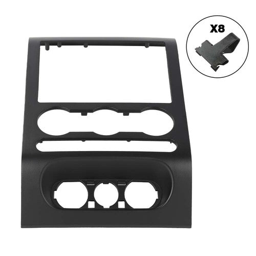 Solid Spare Fit For 2004-2008 Ford F-150 Center Dash Panel Radio Stereo Control Bezel Black