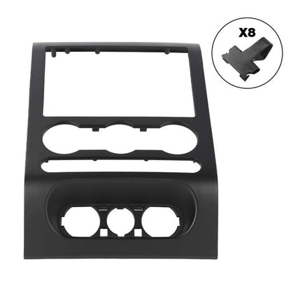 Solid Spare Fit For 2004-2008 Ford F-150 Center Dash Panel Radio Stereo Control Bezel Black