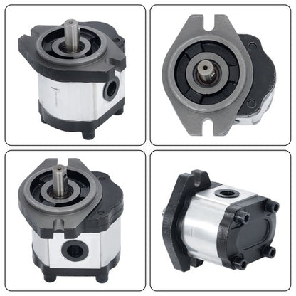 Solid Spare 5/8" Keyed Shaft,Hydraulic Gear Pump 1-4 GPM SAE A-2 Bolts CCW Cast Iron Flange