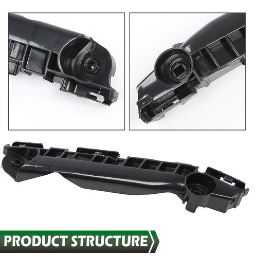 Solid Spare Fit For 07-11 Toyota Yaris Hatchback Front Bumper Bracket Right & Left
