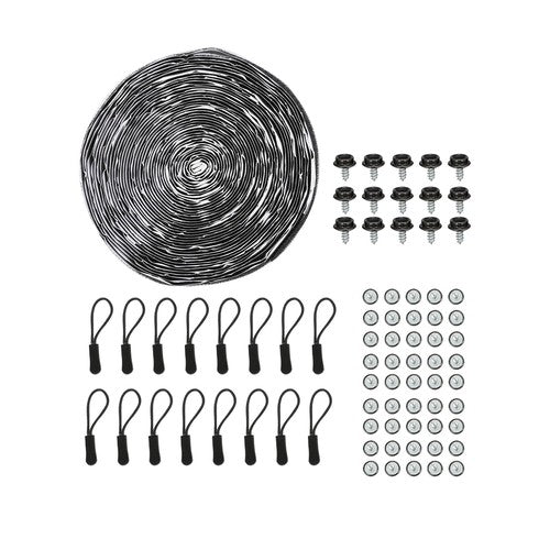 Solid Spare For Polaris General XP 4 1000 2PCS Soft Cab Enclosure Upper Doors （Left + Right）