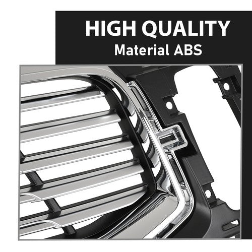 Solid Spare Front Upper Grille Insert Chrome Right Fit For 2016-2018 Lincoln MKX FO1200597