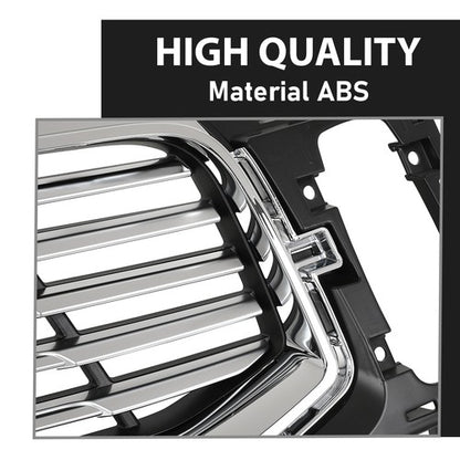Solid Spare Front Upper Grille Insert Chrome Right Fit For 2016-2018 Lincoln MKX FO1200597