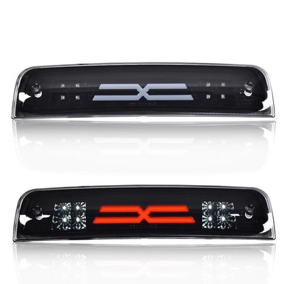 Solid Spare Fit For 2009-2018 Dodge Ram 1500 2500 3500 Black LED 3rd Brake Light Cargo Lamp