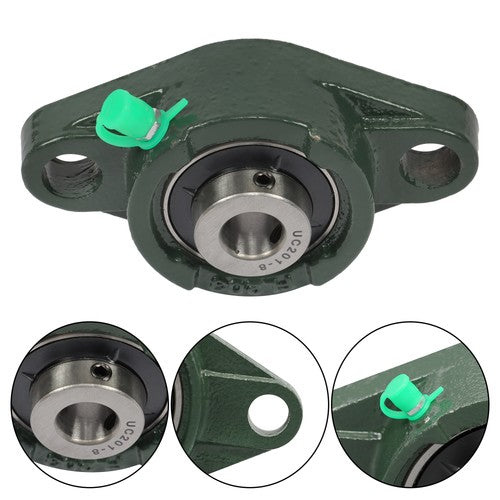 Solid Spare 6pcs UCFL201-8 Pillow Block Bearing With 1/2" Bore Solid Base Self Alignment
