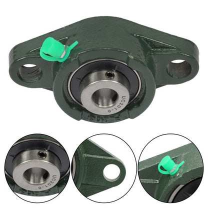 Solid Spare 6pcs UCFL201-8 Pillow Block Bearing With 1/2" Bore Solid Base Self Alignment
