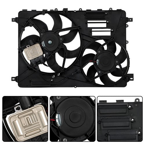 Solid Spare For Volvo XC70 2008-15 VO3115116 Engine Radiator Cooling Fan Assembly 306686296