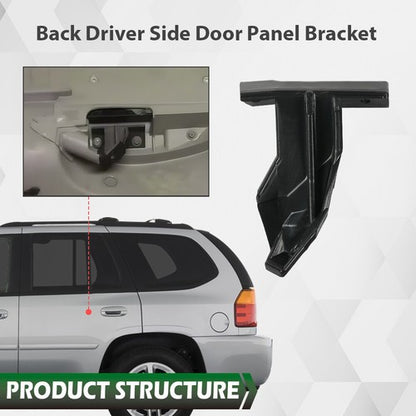 Solid Spare Fit For 02-09 GMC Envoy Saab 9-7x Driver Door Panel Bracket Combo Pack