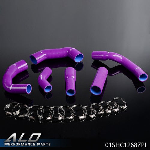 Solid Spare 18Pcs Silicone Radiator Hose Purple Fit For FORD MONDEO TDCI 2.0 2.2 MK3