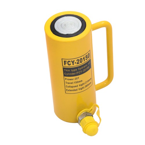 Solid Spare 20 Ton Hydraulic Cylinder Ram Single Acting 6 Inch Stroke Lifting Jack Ram