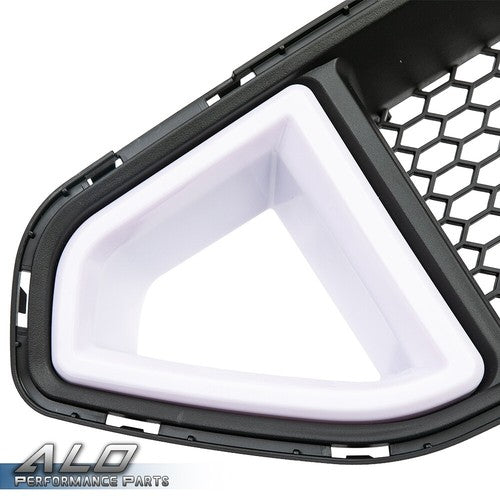 Solid Spare Fit For 18-21 Ford Mustang Turn Signal LED DRL Light Upper & Lower Bumper Grille
