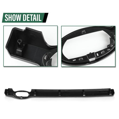 Solid Spare Front Bumper Grille Badge Strip Trim Fit For 2020-24 Land Rover Defender 110 130