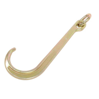 Solid Spare 15 Inch J Hook 5400 lbs G70 Roll Back Clevis for Tow Chain Truck and Trailer