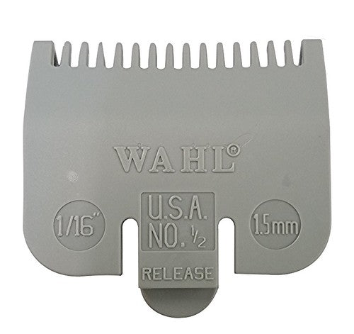 Solid Spare WAHL #3137-101 GRAY COLOR CODED CLIPPER Guide Comb 1/16" ATTACHMENT
