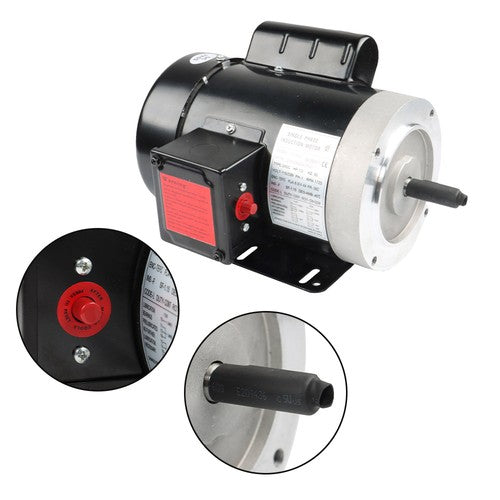 Solid Spare Electric Motor 1/2HP 56C 1725RPM Single Phase TEFC 60HZ General Motor 5/8" Shaft