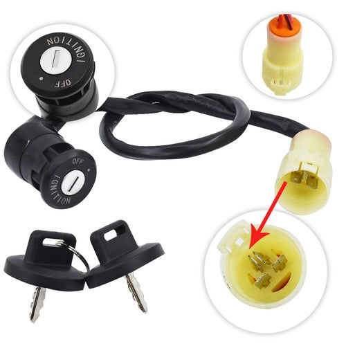 Solid Spare Ignition Key Switch For HONDA FOREMAN 400 TRX400FW 4x4 35100-HM7-003 1995-2003