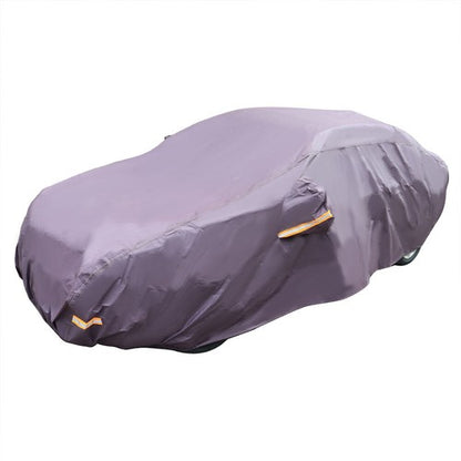 Solid Spare PEVA Car Cover Dark Blue Lining 7 Layers Waterproof Full W/Non-Abrasive Cotton