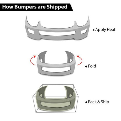 Solid Spare Front Bumper Cover Fit For 11-15 Jaguar XJR XJ w/o Paking Aid Sensor Hole