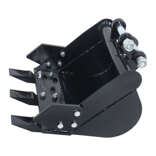 Solid Spare New Mini Excavator 400mm Tooth Bucket Digger Machine Attachment With Teeth