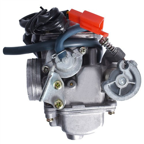 Solid Spare For Roketa Gokart 150cc GY6 24mm Carburetor W/ Air Filter Intake Fuel Kit US