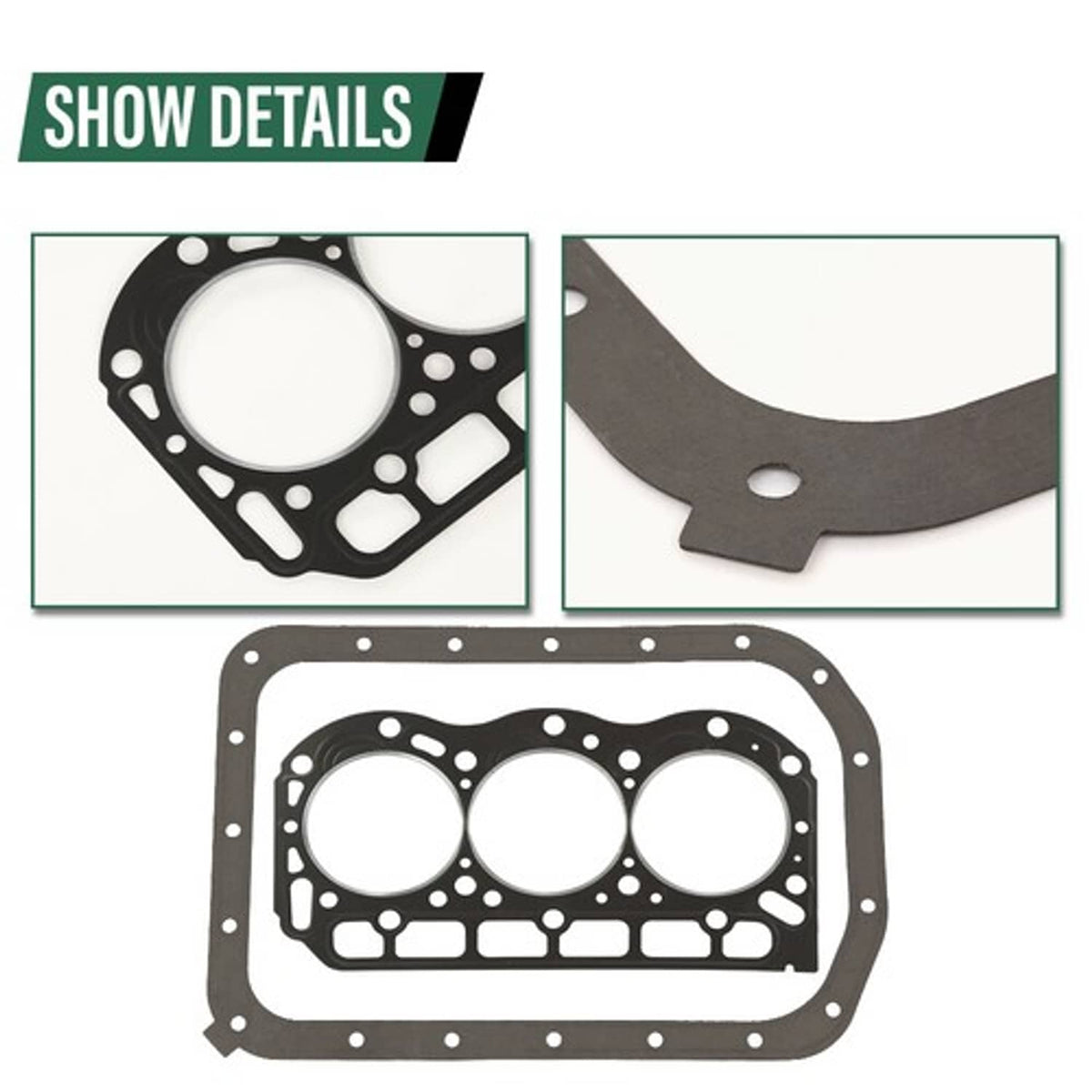Solid Spare New Fit For Daihatsu Briggs & Stratton 825527 Overhaul DM950D Engine Gasket Set