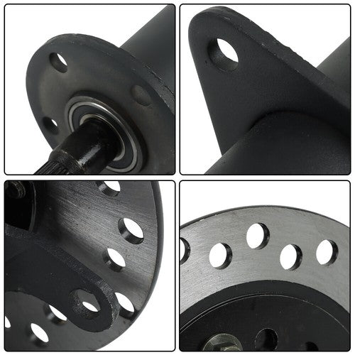 Solid Spare 40 Inch Rear Axle Kit with 3 Stud Hub Fit For 6 Inch and 7 Inch wheels