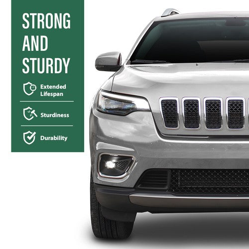 Solid Spare Fit For 19-23 Jeep Cherokee Front Fascia Spat Right Passenger Side 68288014AC