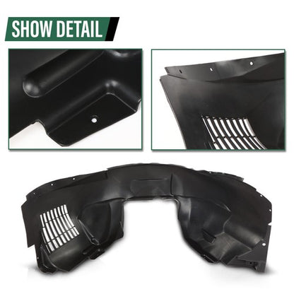 Solid Spare Fit For 12-15 Jaguar XF XFR XFR-S Front Left Side Fender Liner Splash Shield