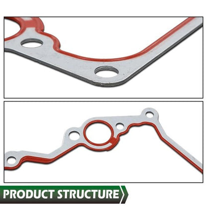 Solid Spare Fit For Dodge Durango Jeep Cherokee 99-09 4.7L 3.7L Timing Cover Gasket Set