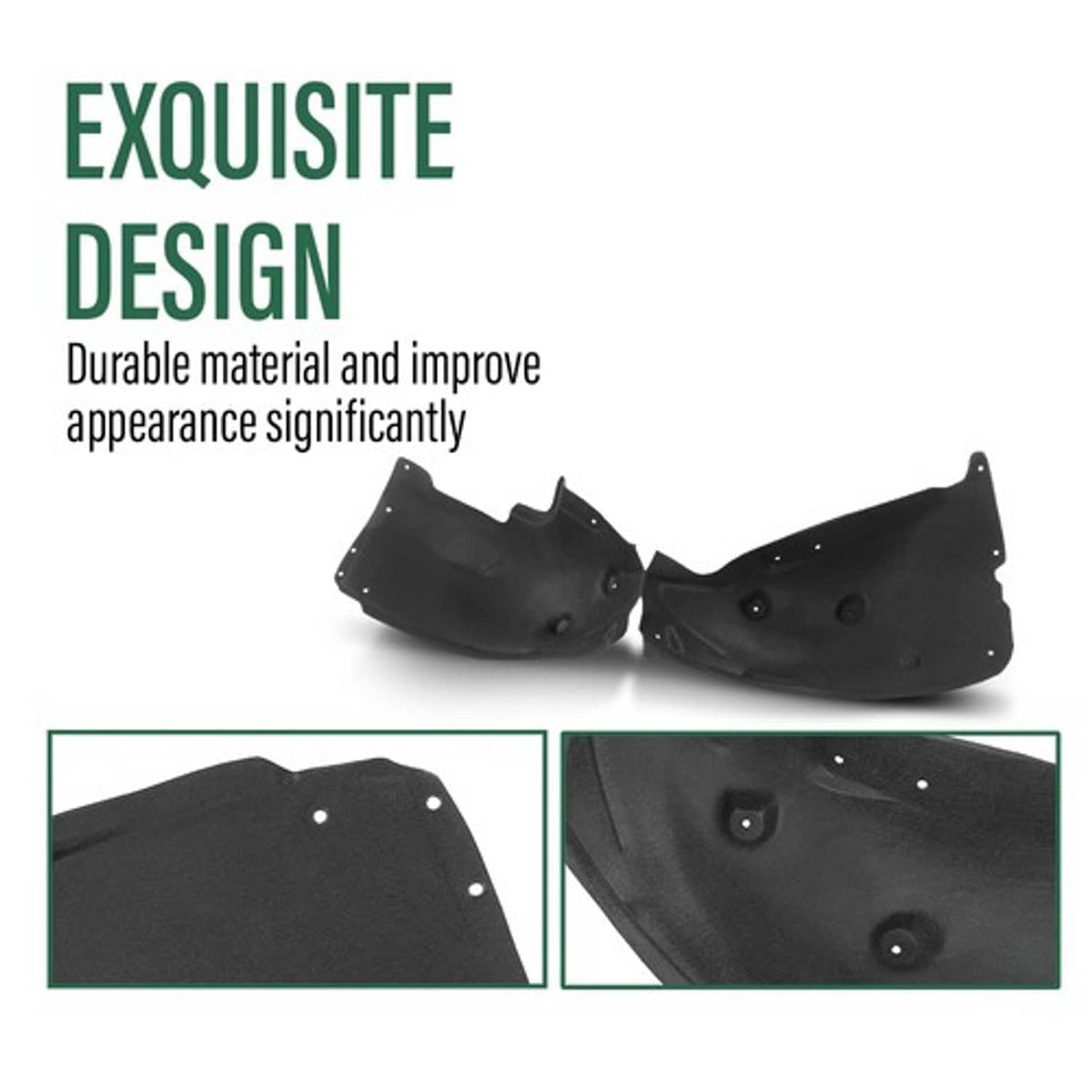 Solid Spare Rear Right Fender Liner Inner Splash Shield Fit For 2016-2020 Tesla Model X